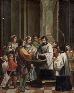 A Baptism by Italian School